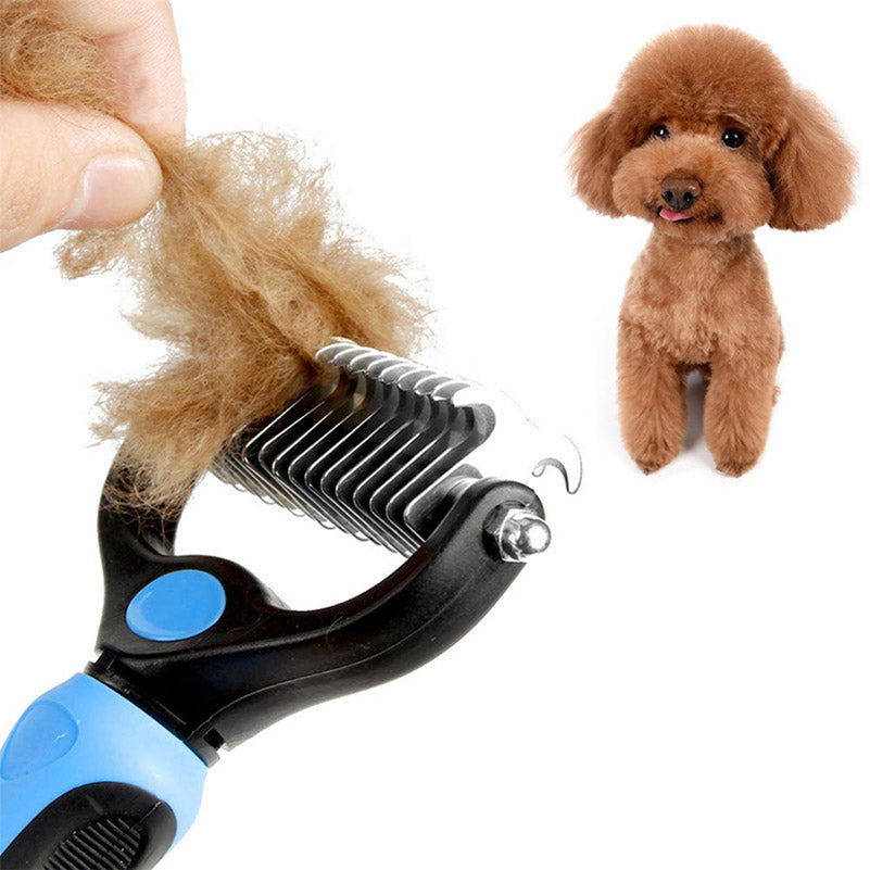 Cepillo Deshedding profesional para perros y gatos