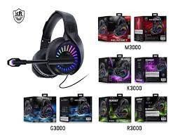 Auriculares para juegos con iluminación Karler Bass G3000 RGB - MOLA VARIEDADES