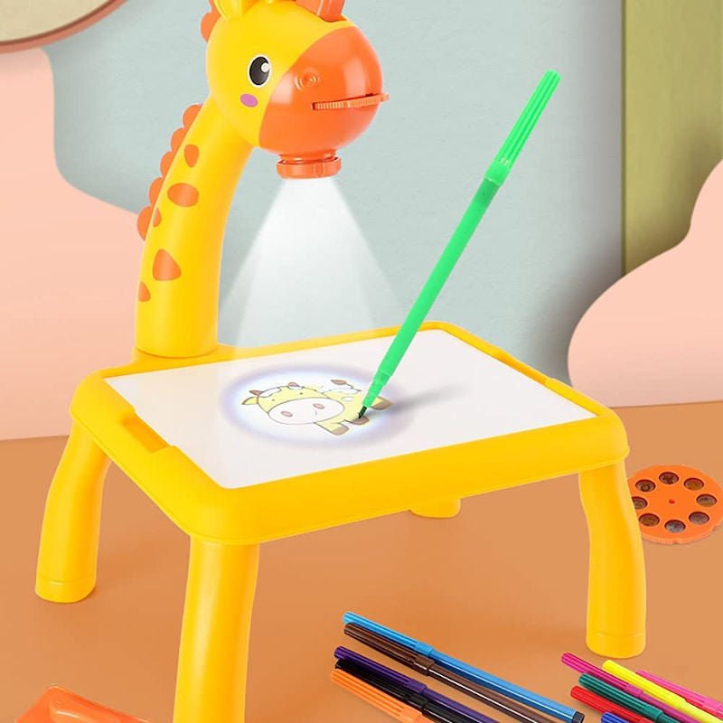 Mesa De Proyector De Dibujo Para Niños , Juguete Trazado Y Con Luz