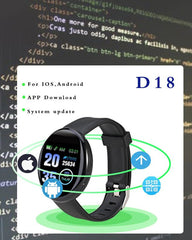 Smartwatch D18 con Bluetooth